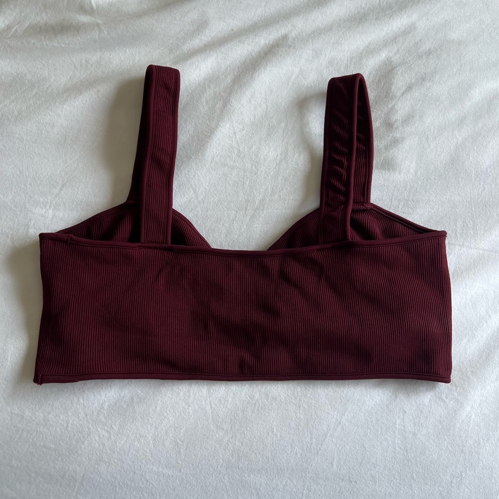NWOT Set Active Contour Bra in Maroon Bells - Picture 3 of 5